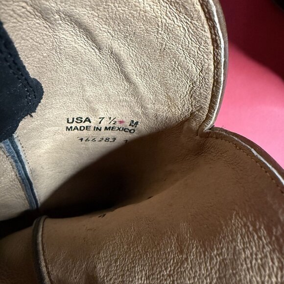 Embroidered Black Leather Cowboy Boots by Shyanne, Size 7.5 US - Picture 6 of 12